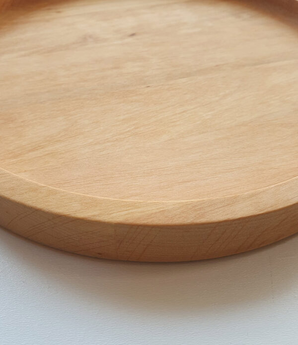 Designové Talíře dřevěný novy talíř kulatý