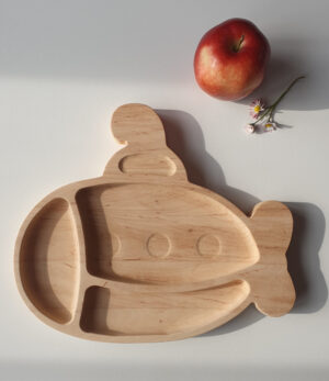 Dětské talíře dřevěný ponorka